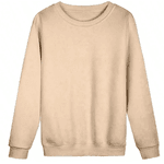 KIT Feminino Gola Redonda e Calça USA Moda Inverno - BEGE - QUEIMA DE ESTOQUE