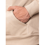 Moletom Com Capuz Blusa de Frio Casaco Moletom Canguru Estampa Nerd - BEGE - QUEIMA DE ESTOQUE