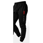 Calça Moletom Unissex Estampado Paris Com Bolso - PRETO - QUEIMA DE ESTOQUE