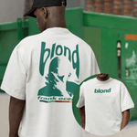 Camiseta Básica Frank Album Blond Hip Hop Ocean Self Control - BRANCO - QUEIMA DE ESTOQUE