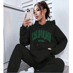 Moletom Feminino California West Coast Streetwear - PRETO - QUEIMA DE ESTOQUE