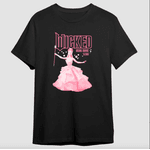 Camiseta Filme Wicked Básica Algodão Glinda Ariana Grande - PRETO - QUEIMA DE ESTOQUE