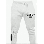 Calça Moletom Jogger Slim MIAMI Agasalho Unissex - BRANCO - QUEIMA DE ESTOQUE