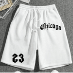 Bermuda Moletom Cores Diversas Short Chicago Confortável Tecido Premium Inverno Calção - BRANCO - QUEIMA DE ESTOQUE