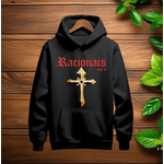 Moletom Blusa Racionais Mc's Livrai-me Dos Bico Sujo Canguru - PRETO - QUEIMA DE ESTOQUE