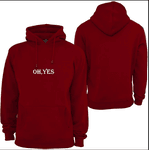 Moletom Masculino Canguru Oh Yes Estampado - BORDO - QUEIMA DE ESTOQUE