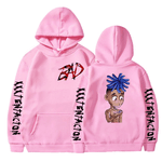 BLUSA DE FRIO MOLETOM CANGURU UNISSEX XXX TENTACION - ROSA GG - QUEIMA DE ESTOQUE