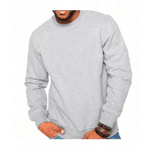Kit Conjunto Moletom Gola Redonda+ Calça Masculino Águia Casual Moda - Cinza GG - QUEIMA DE ESTOQUE