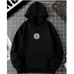 Moletom Canguru Senhor São Bento Jesus Luz Igreja Fé Terço - PRETO G - QUEIMA DE ESTOQUE