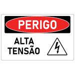 Placa de Perigo | Alta Tensão