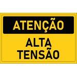 Placa de Atenção | Alta Tensão