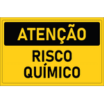 Placa de Atenção | Risco Químico