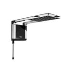 Chuveiro ACQ STORM BLACK/CR