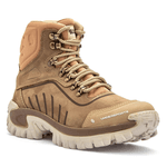 Bota Masculina Adventure Conquest Nobuck Creme