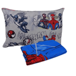 Lepper Jogo de Cama Microfibra 3 peças - Solteiro 1.40x2.20 - Spider Man