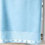 Dohler Toalha Banho Aveludado para Bordar - Infantil 0.90x0.70 - Azul