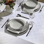 Dohler Toalha de Mesa Jacquard Requinte Branco 140 x 2,10