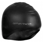 Nadadeira Aquatica Natação Seasub + Touca Natação Cobre Orelhas Preto