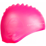 Nadadeira Aquatica Natação Seasub + Touca Natação Cobre Orelhas Rosa