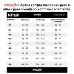 Roupa Viper Orange Open Cell 3,5 mm - Pino