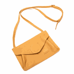 Bolsa de Couro - Carinho - Mostarda