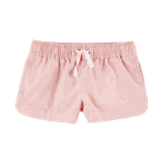 Short de Algodão Rosa Carter's