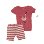 Pijama Verão Com 2 Peças Carter's Cisne Rosa