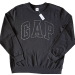 Moletom Masculino Preto Gap Fechado