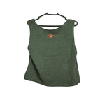 Cropped Feminino Cavado Verde Musgo