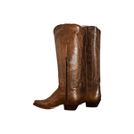 Botas US Cowboys Adulto Modelo Texana Feminina Couro Palha