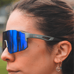 Óculos de Sol Cinza Performance Máscara Niterói Polarizado UV400