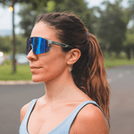 Óculos de Sol Cinza Performance Máscara Niterói Polarizado UV400