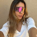 Óculos de Sol Performance Máscara Fotocromático Rosa Foz - Polarizado UV400