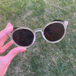 Óculos de Sol Redondo Transparente Búzios - Polarizado UV400