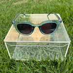 Óculos de Sol Azul Gatinho Valência - Polarizado UV400