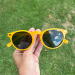 Óculos de Sol Amarelo Redondo Caraíva - Polarizado UV400