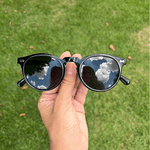 Óculos de Sol Preto Redondo Vitória - Polarizado UV400