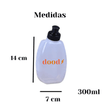 Garrafa Squeeze Transparente Hidratação 300ml