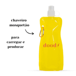 Garrafa Squeeze Colorida Hidratação Dobrável 480ml