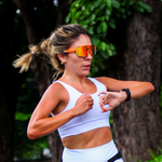 Óculos de Sol Laranja Performance Máscara Jeri - Polarizado UV400