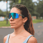 Óculos de Sol Cinza Performance Máscara Niterói Polarizado UV400