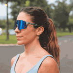 Óculos de Sol Cinza Performance Máscara Niterói Polarizado UV400