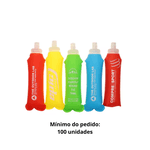 Garrafa Squeeze Silicone Dobrável Personalizada com Nome ou Marca 