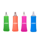 Garrafa Squeeze Silicone Dobrável Personalizada com Nome ou Marca 