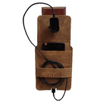 Suporte de Tomada para Carregamento de Celular na cor café