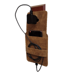 Suporte de Tomada para Carregamento de Celular na cor café