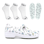 Kit Sapato Antiderrapante BB65 DNA Soft Works EPI + 3 Pares Meias + 1 Par Palmilhas 