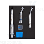 Kit Acadêmico Odonto Completo 4 Peças De Mão PB Evotech