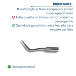 Ponta Tip Inserto para Ultrassom 10p Compatível Gnatus