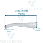 Ponteira Acrílico Fotopolimerizador 1 Dente Bioart